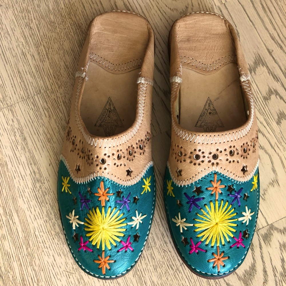 Authentic Moroccan babouche shoes